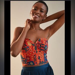 Farm Rio x Anthropologie Corset Top